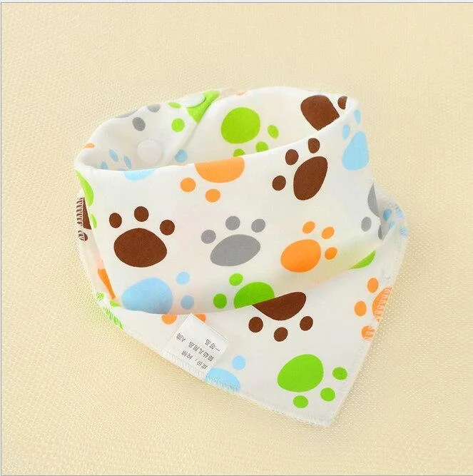 2019 Brand New 1Pcs Infant Kids Baby Unisex Feeding Saliva Towel Dribble Triangle Bandana Bibs Burp Cloths Baby Gifts