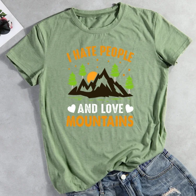 PSL-I hate people and love mountains T-Shirt-013129