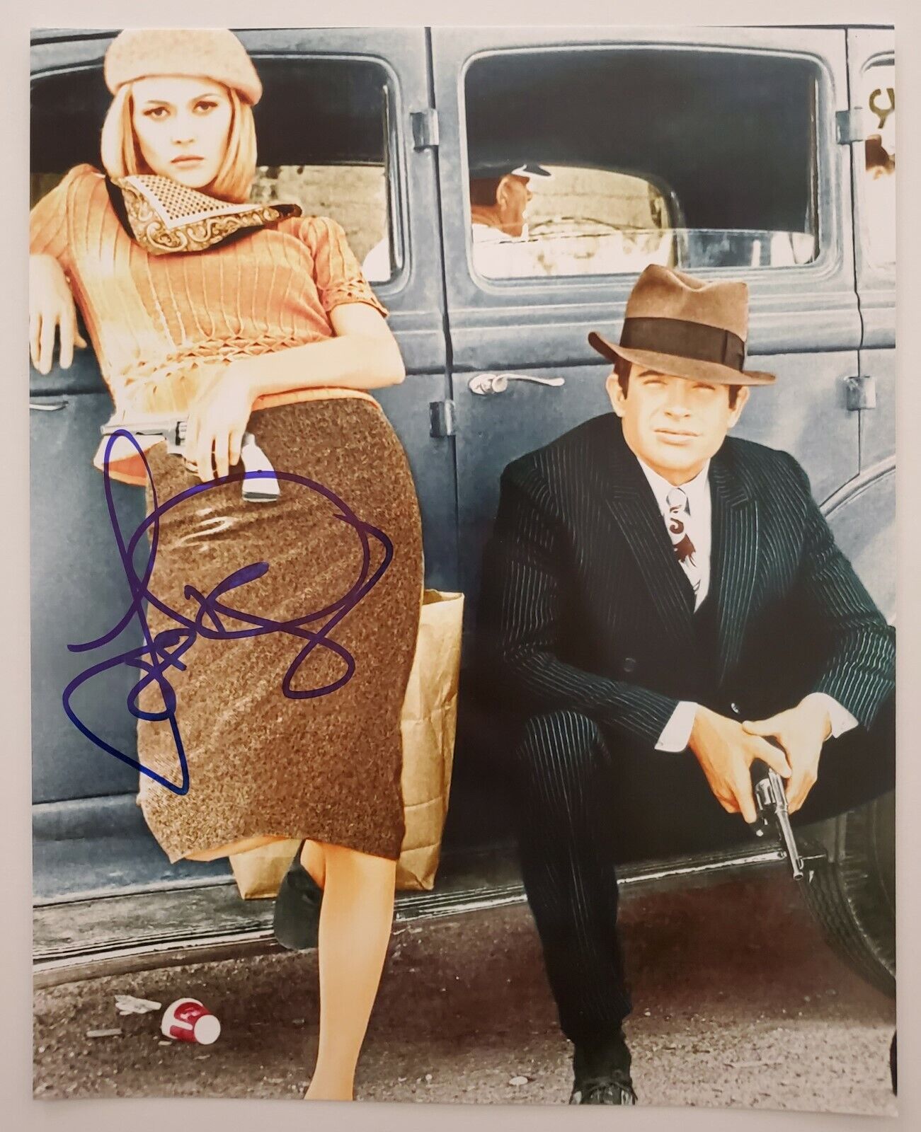 Faye Dunaway Signed 8x10 Photo Poster painting Actress Bonnie & Clyde Chinatown Barfly RAD