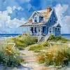 Beach House-11CT Stamped Cross Stitch 45*45cm tapestrymarket