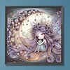 Elfe fille-partiel sp&eacute;cial diamant peinture-30 * 30cm