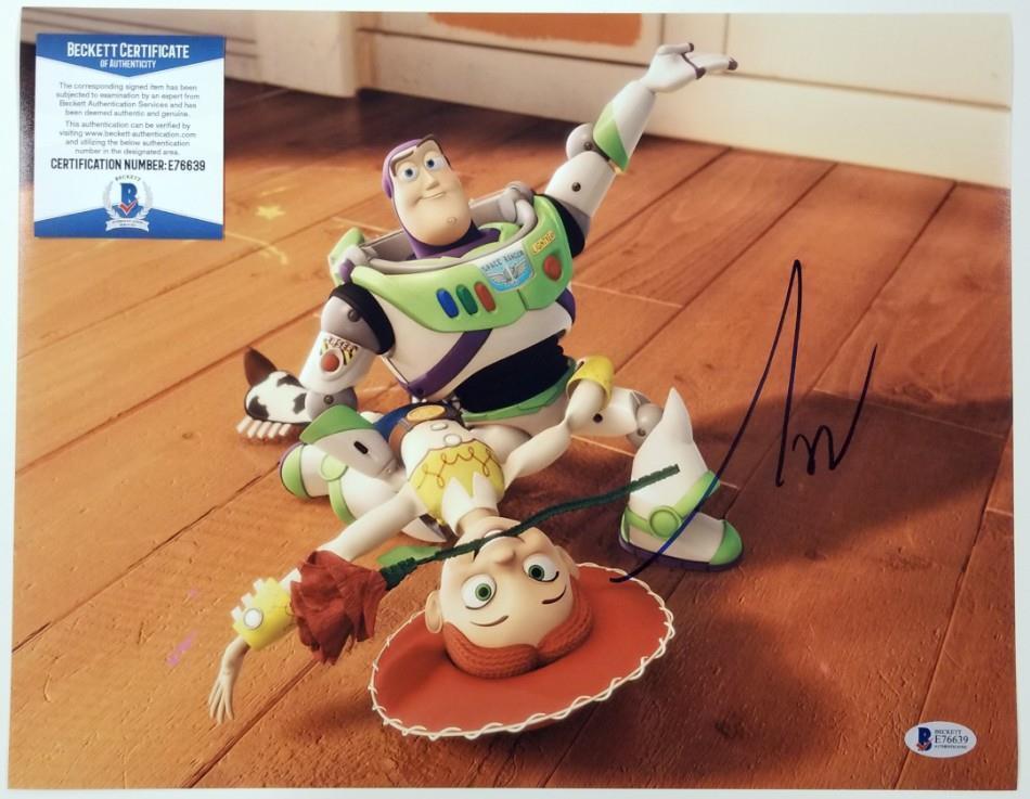 TIM ALLEN Signed Toy Story 11x14 Photo Poster painting Buzz Lightyear Autograph~ Beckett BAS COA