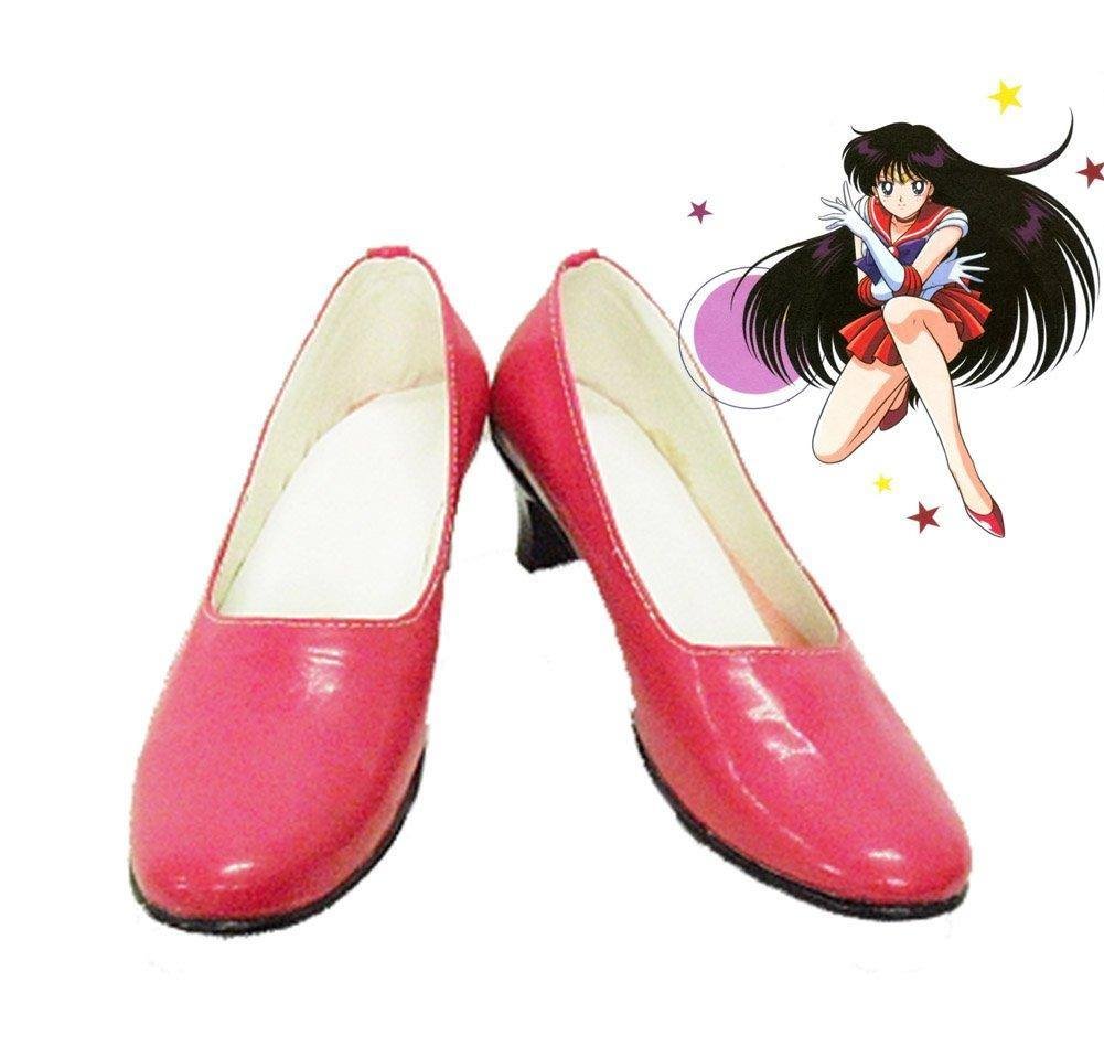 Sailor Moon Rei Hino Cosplay Schuhe Rot