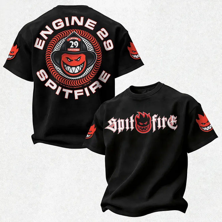 Engine 29 Spitfire Printed Men's T-shirt