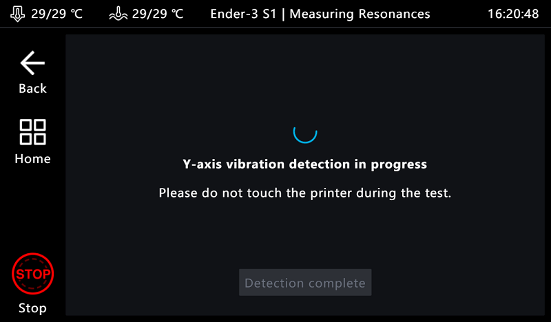 Resonance compensation for Y-axis is added, and the resonance compensation of the X & Y axis can be done separately now.