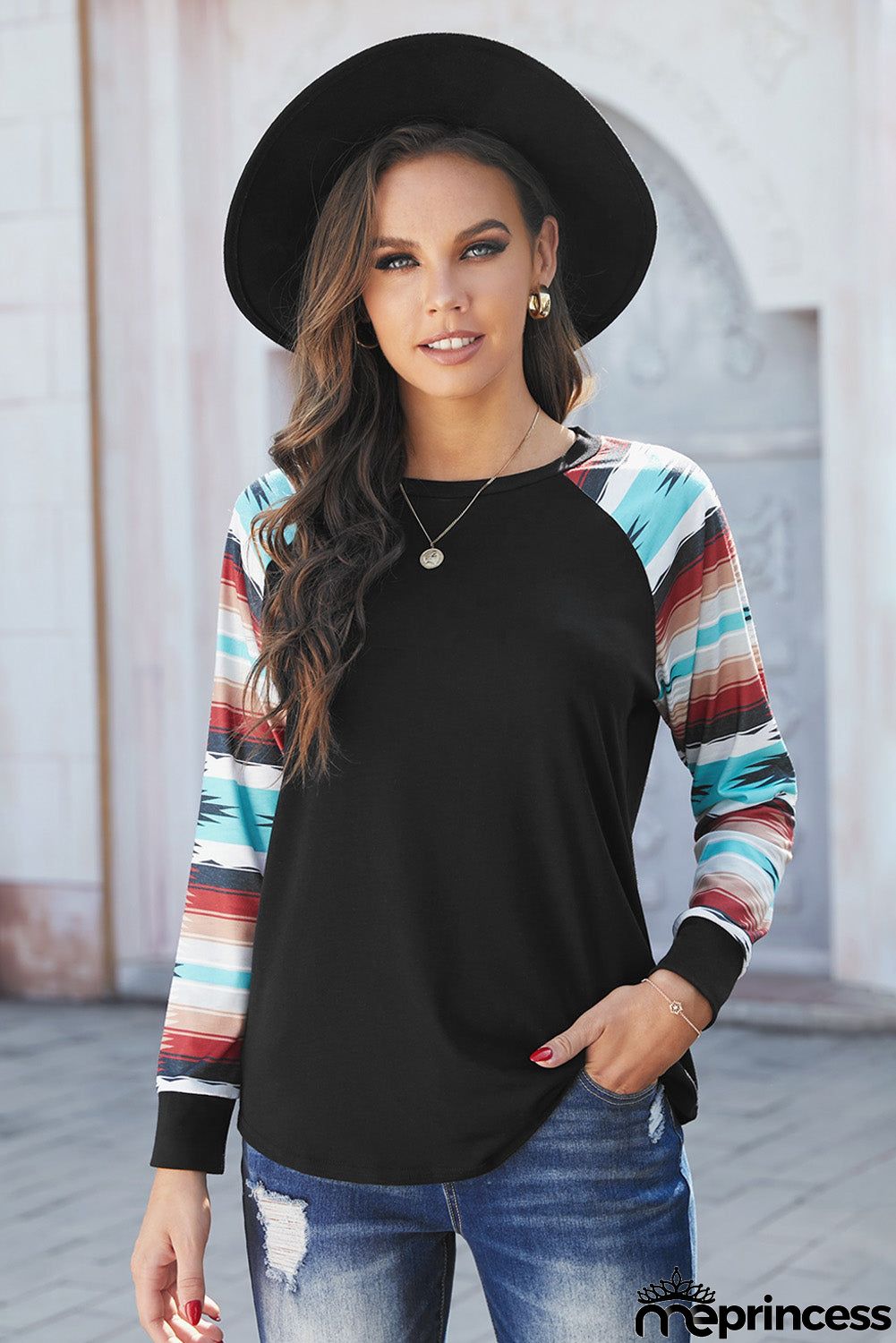 Desert Love Tribal Sleeve Top