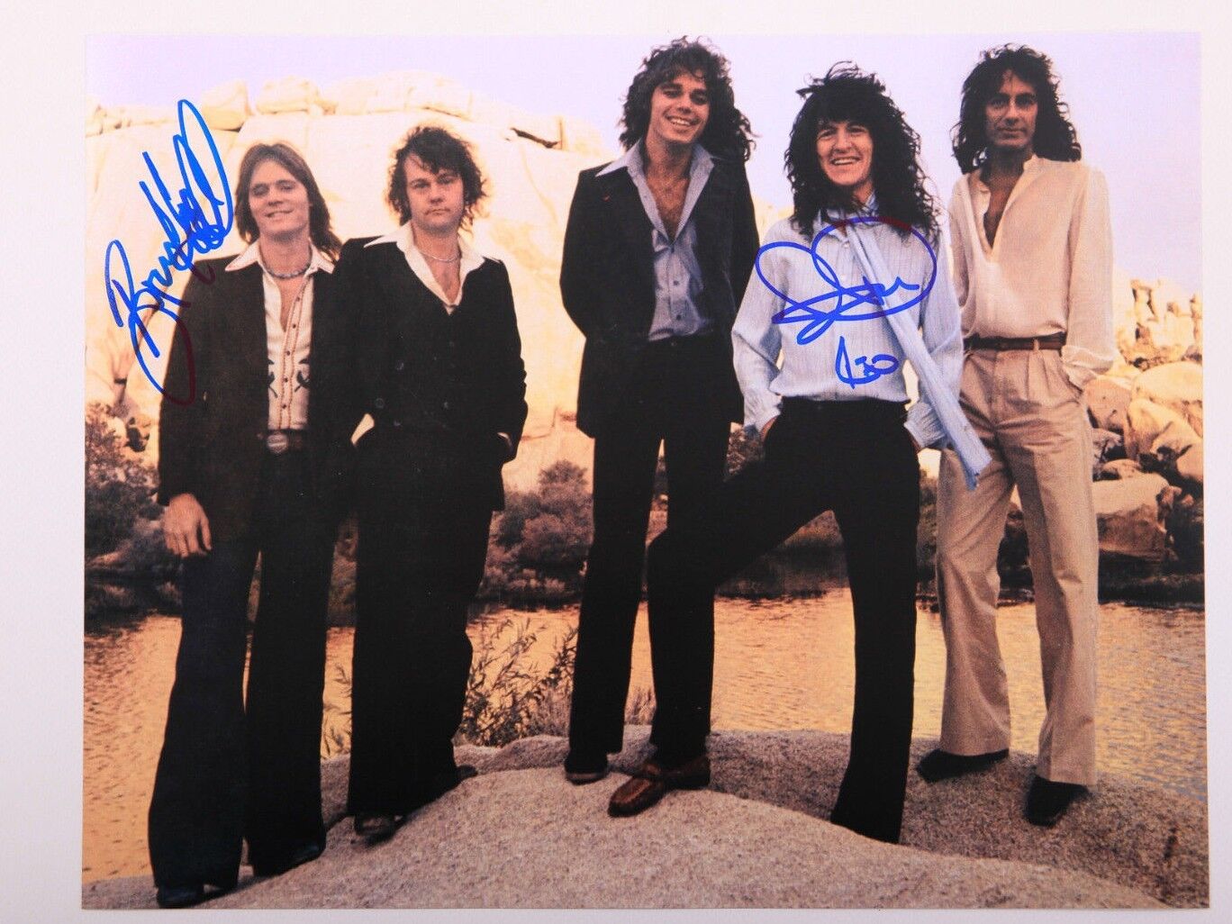 GFA Kevin Cronin & Bruce Hall * REO SPEEDWAGON * Signed 11x14 Photo Poster painting AD3 COA