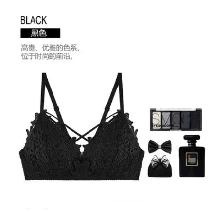 Sexy Gather Bras Cross Straps Women Corset Push Up Sexy Girls Lingerie Underwear топ женский Bralette корсет трусы женские