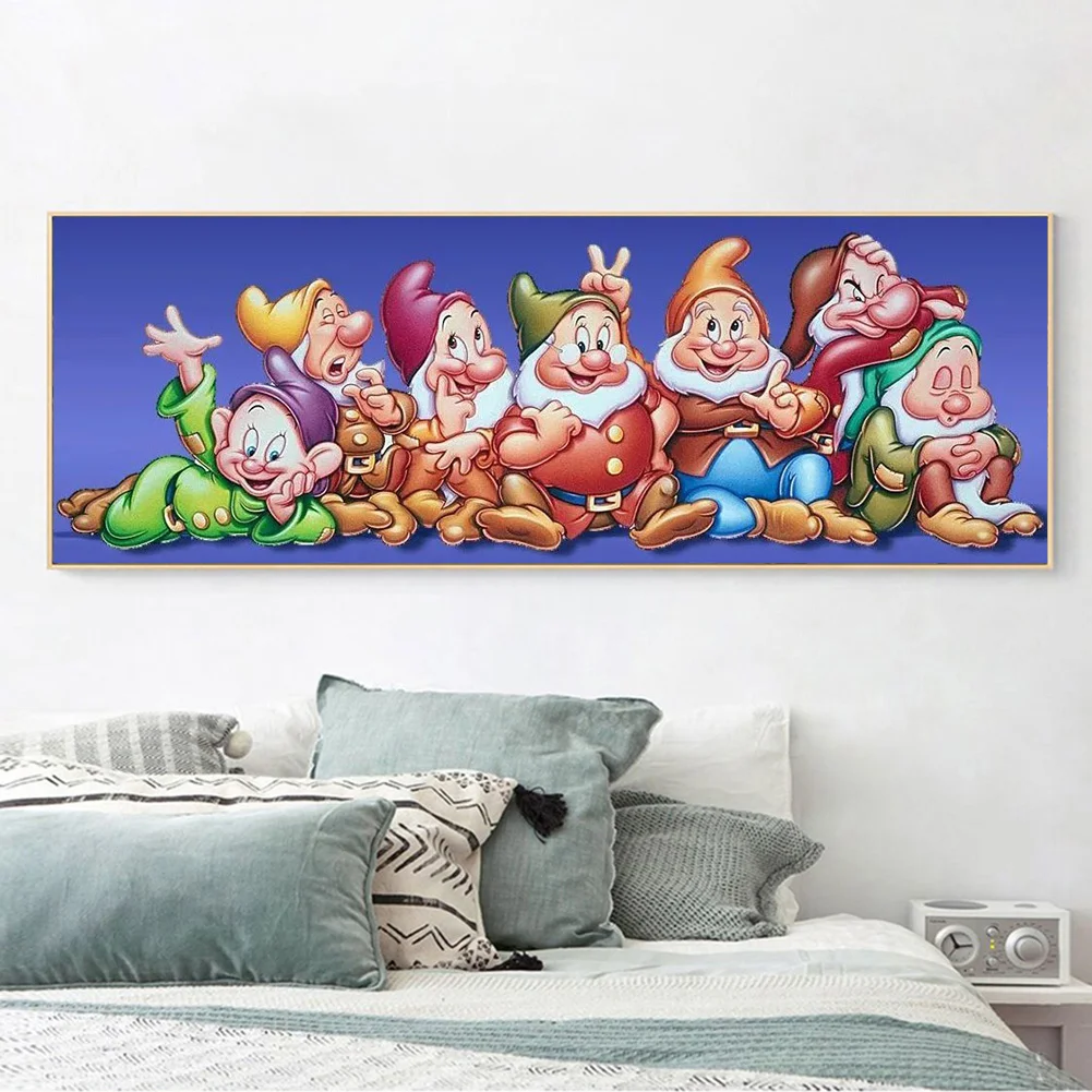 Diamond Painting - Full Round Drill - Seven Dwarfs(80*30cm)