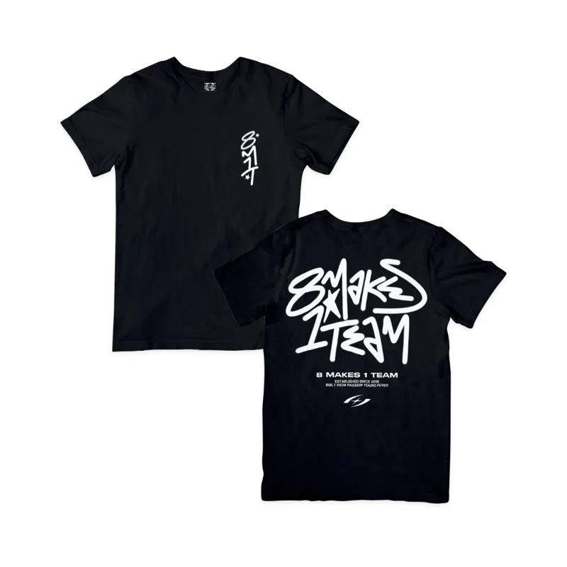Ateez Logo Signatures Black Classic T-Shirt