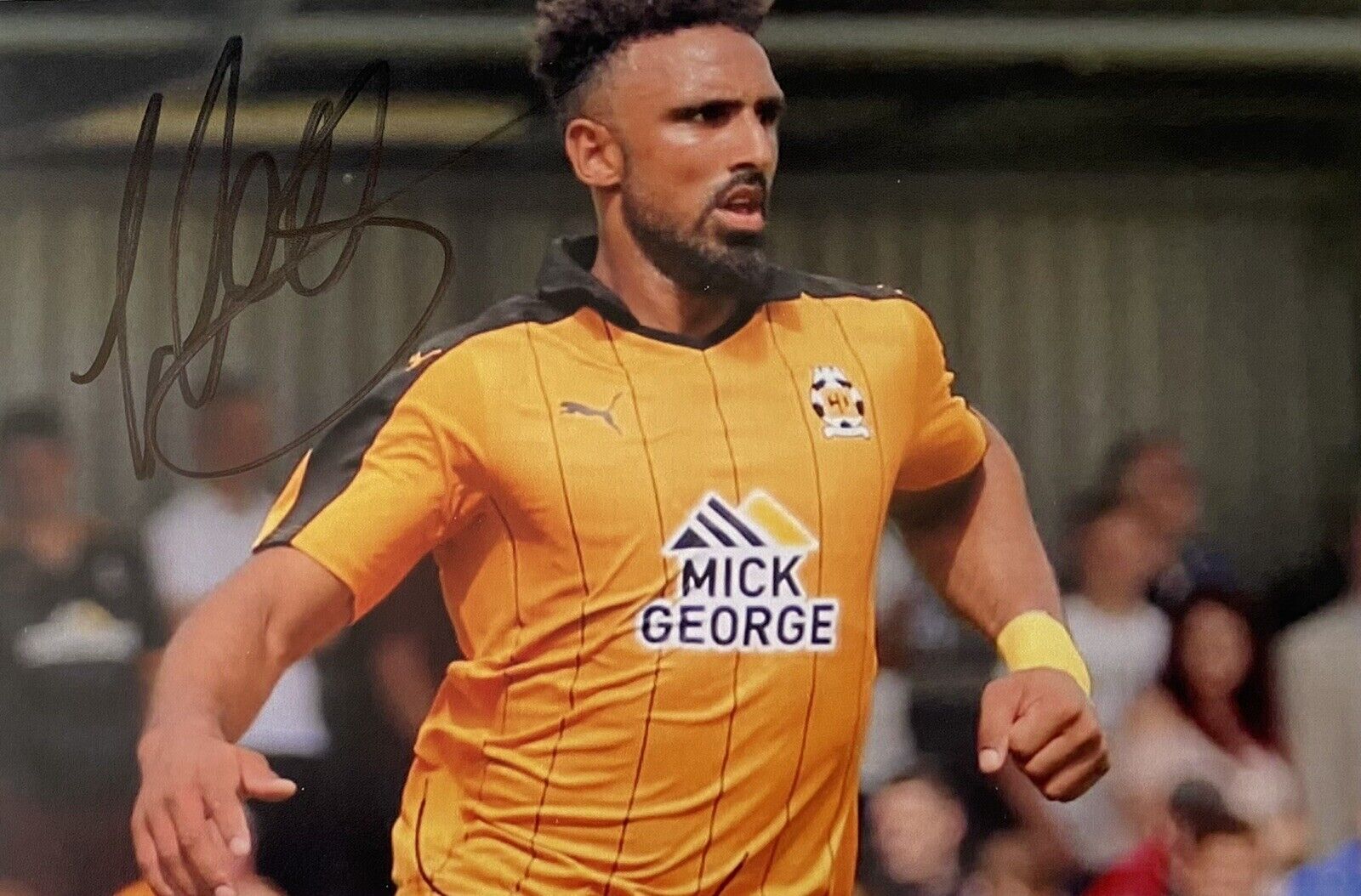 Leon Legge Genuine Hand Signed Cambridge United 6X4 Photo Poster painting 2