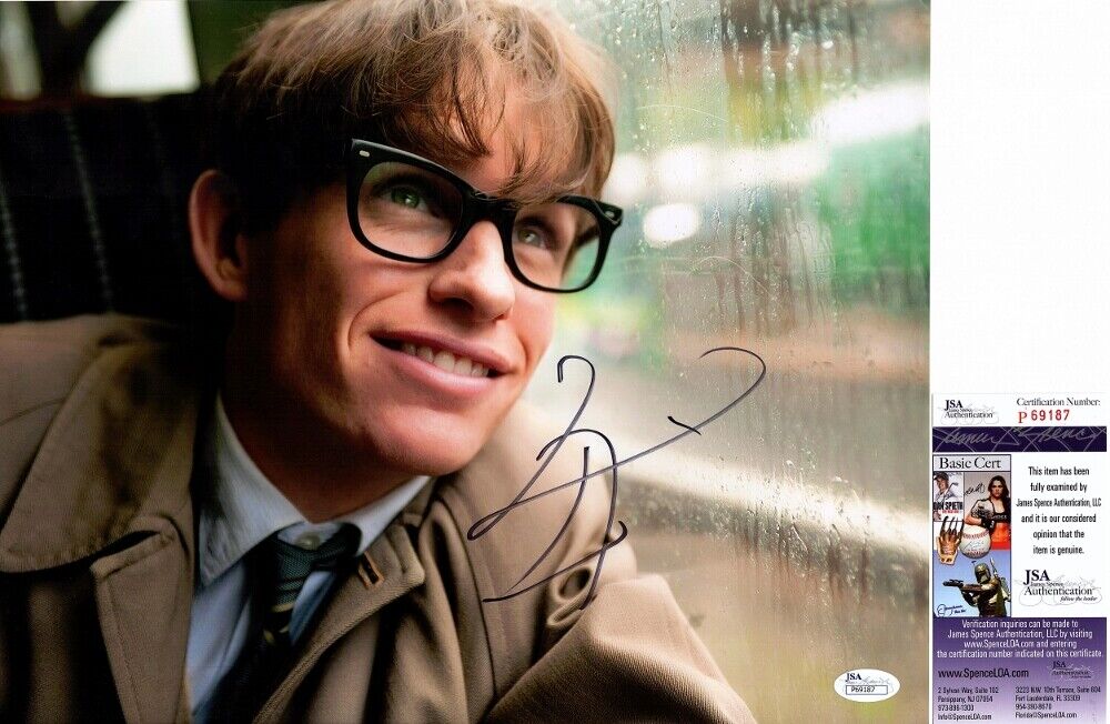 Eddie Redmayne Signed Autographed The Theory of Everything 11x14 Photo Poster painting - JSA COA