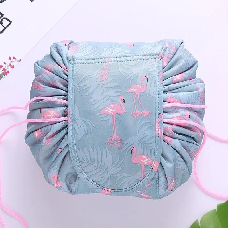 Toiletry Makeup Bag Women Drawstring Travel Cosmetic Bag