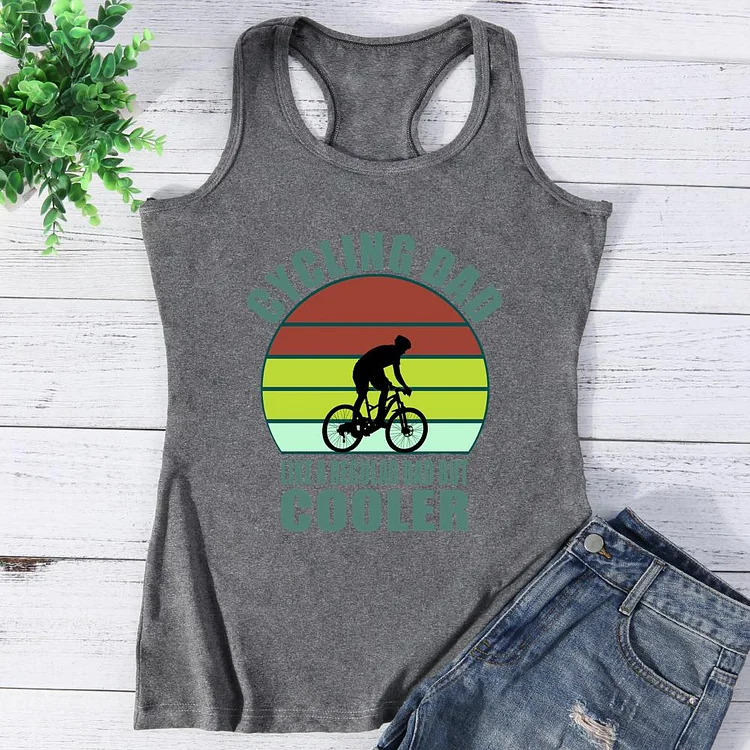Cycling Dad Like A Real Dad But Cooler Vest Top-Annaletters