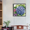 >SALE<5D DIY Full Round Drill Partial AB Diamond Painting Hydrangea Decor 55x55cm
