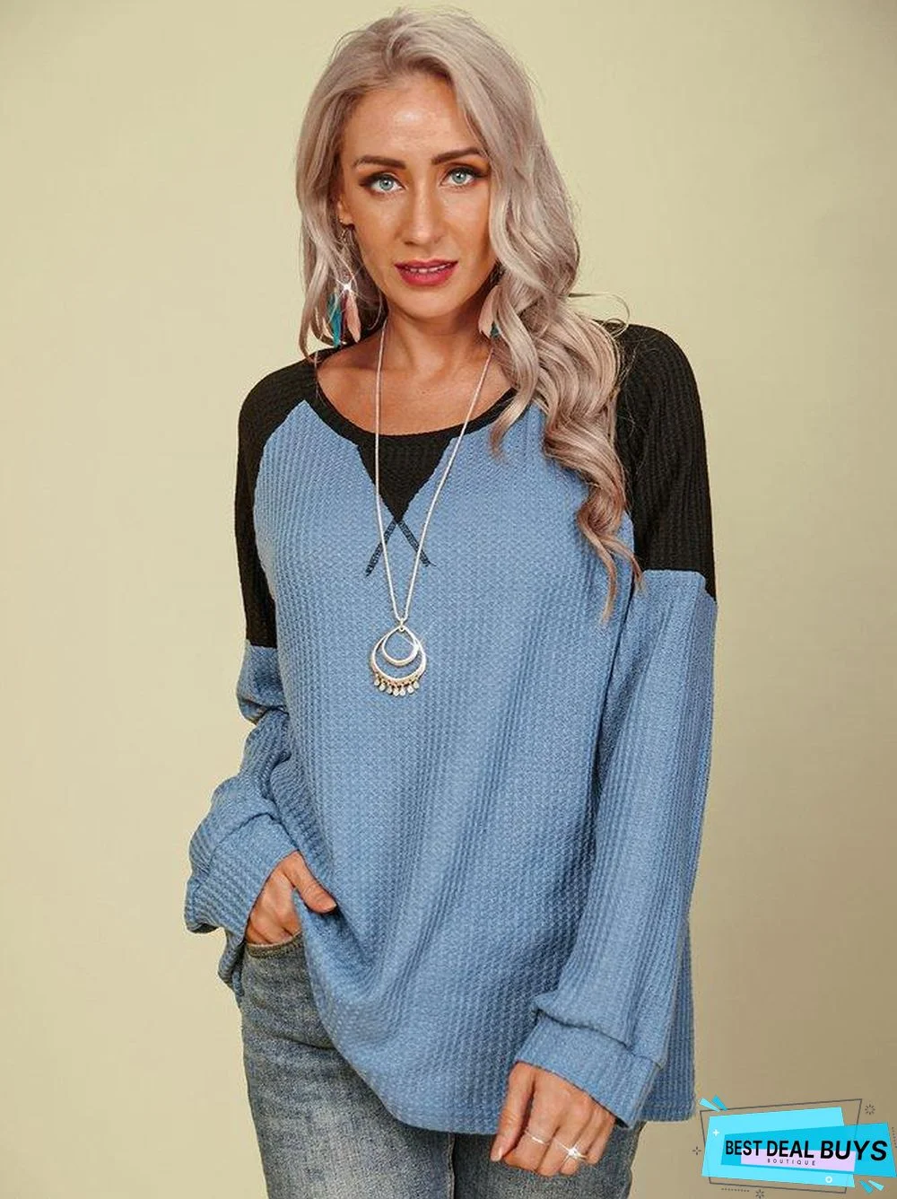 Casual Crew Neck Shirts & Tops