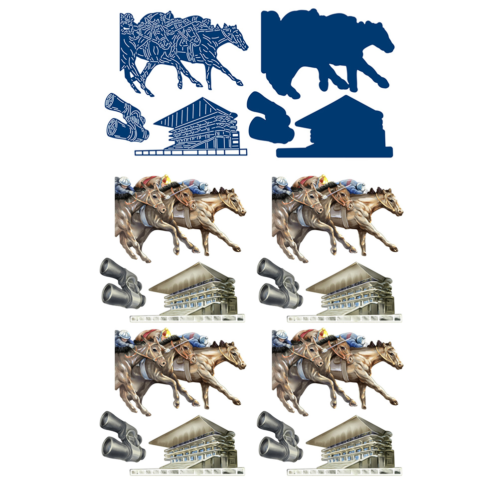

Racecourse - Paper Craft Cutting Dies, 501 Original