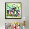 Lovedog-11CT Stamped Cross Stitch 45*45cm/17.72*17.72in tapestrymarket