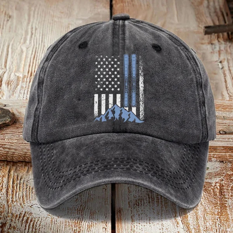 Comstylish Unisex Casual Flag Printed Hat