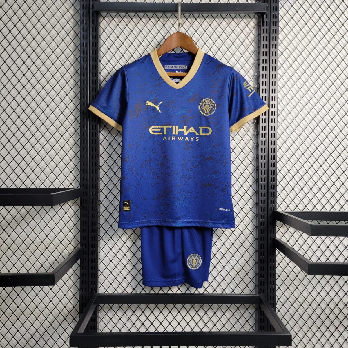 2023/2024 Kids Size Manchester City Special Edition Blue Football Shirt 1:1 Thai Quality mysite