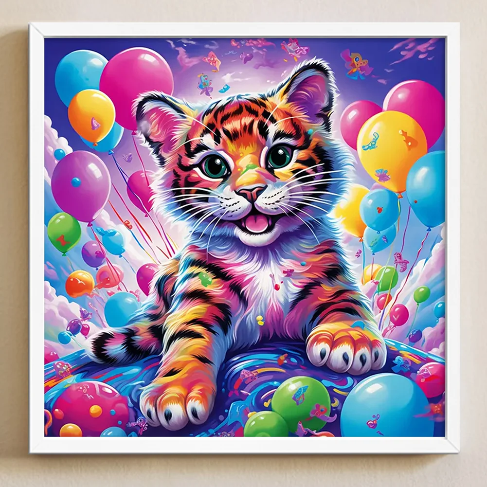 Diamond Painting - Full Round Drill - Tiger(Canvas|30*30cm)