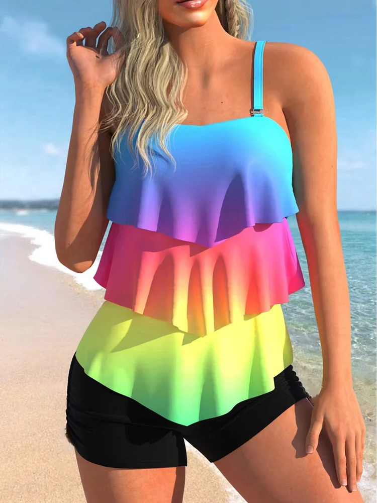 Wholesale Ruffle Swimsuit 240410-02