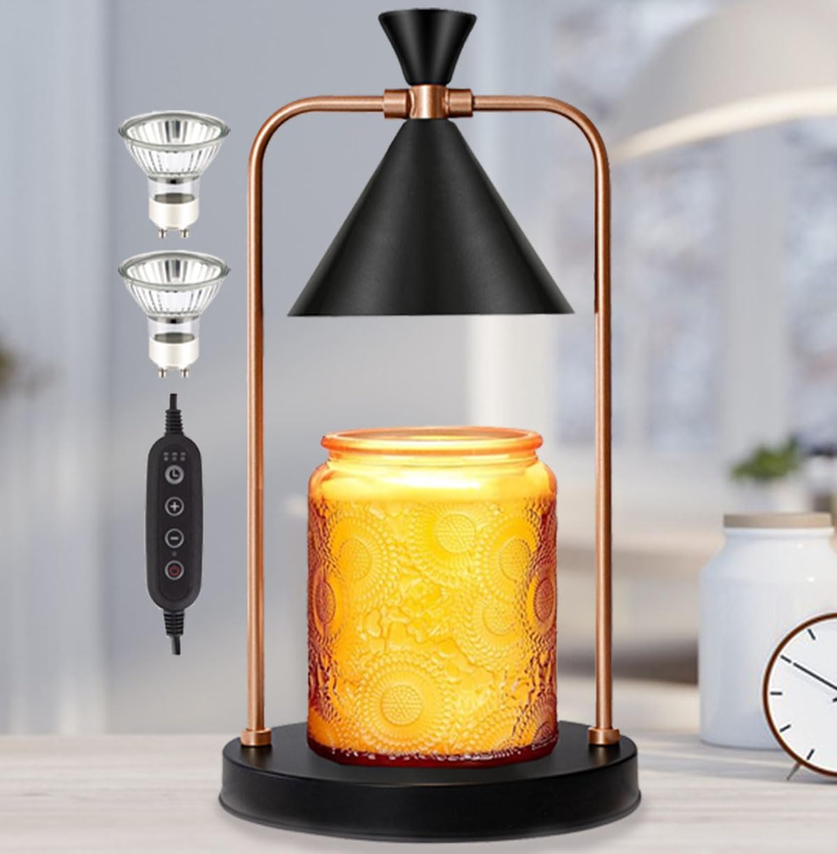 RAINBEAN Candle Warmer Lamp For Candle Jars Vintage Home Decor House Warming Gifts