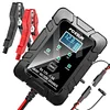 6V/12V Smart Car Motorcycle Battery Maintainer Trickle Battery Charger(Black EU)