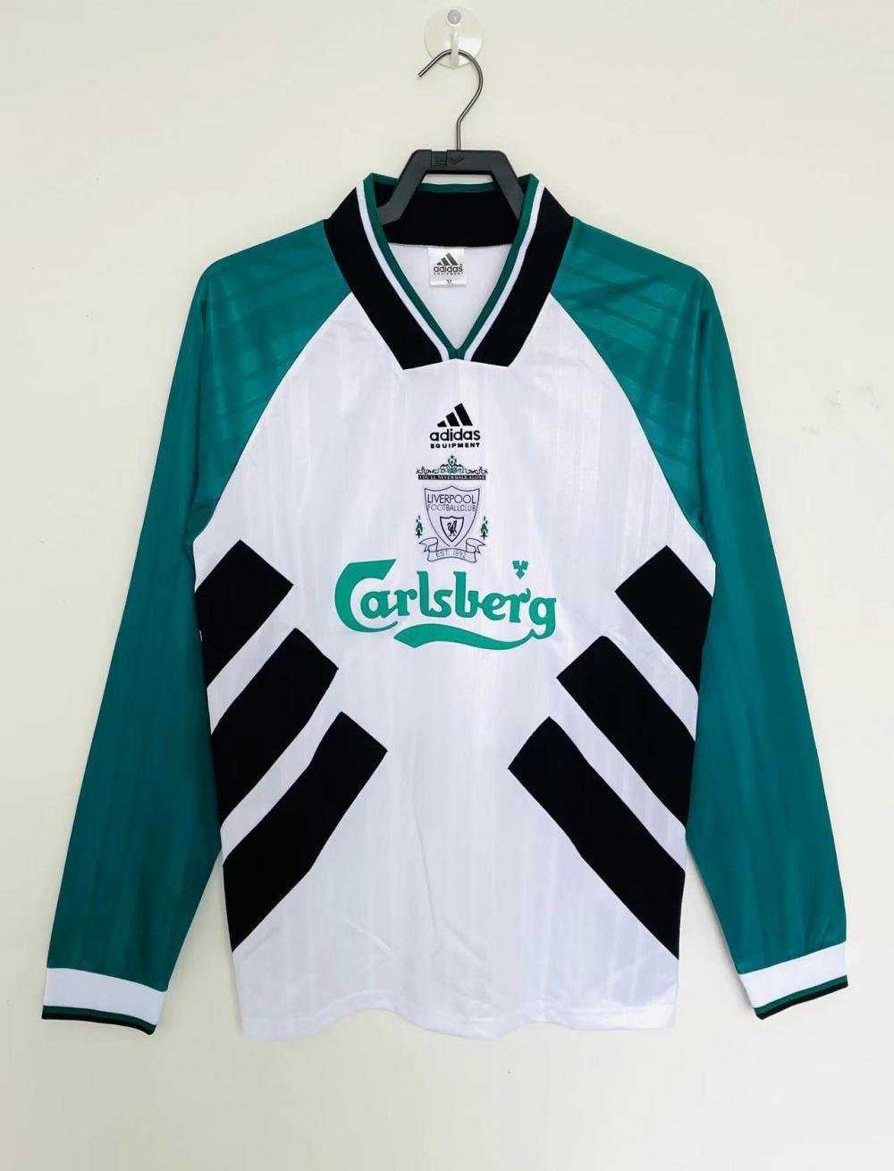 1993/1995 Retro Liverpool Away Football Jersey Long Sleeve