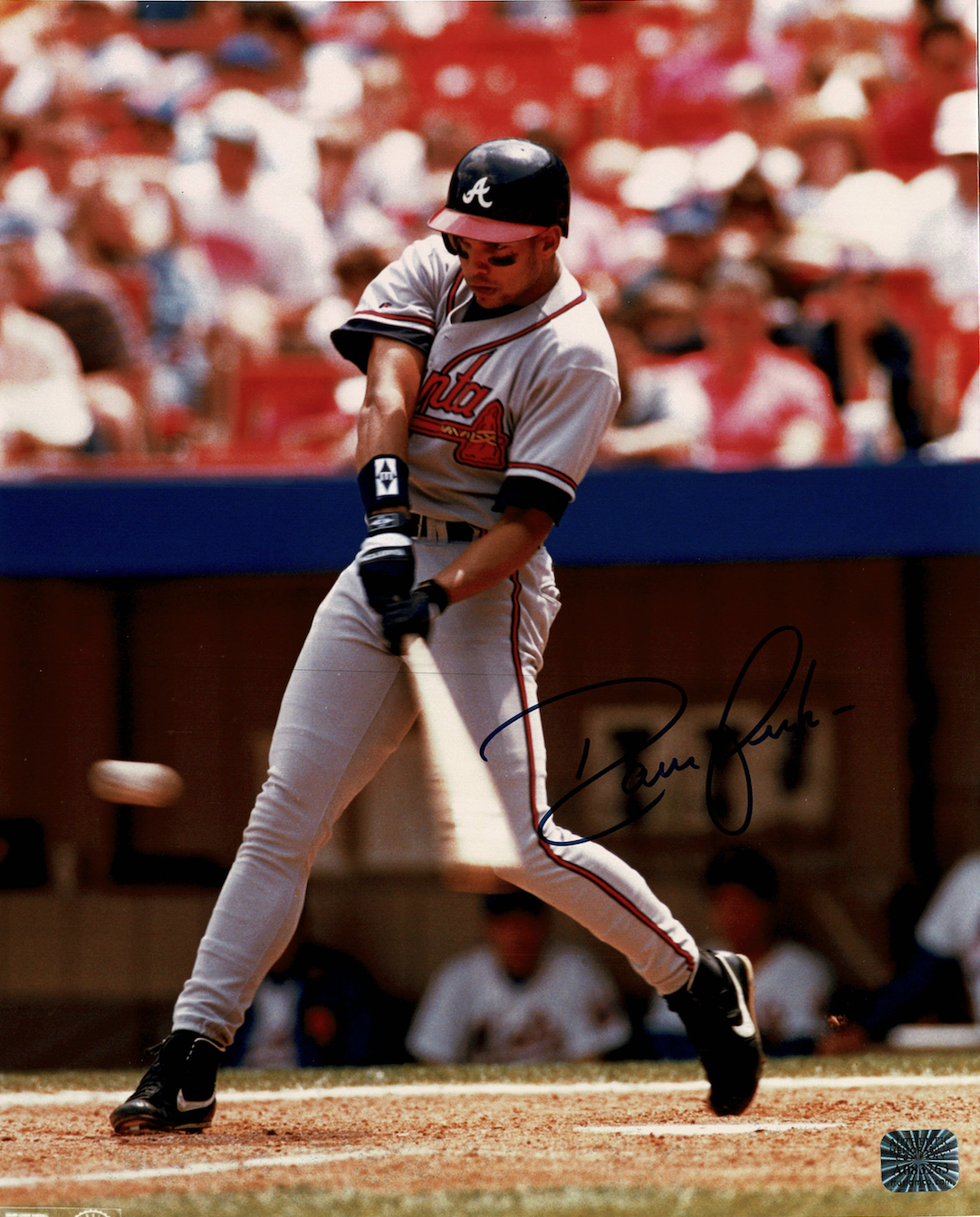 David Justice signed autographed 8x10 Photo Poster painting! RARE! AMCo Authenticated! 7271