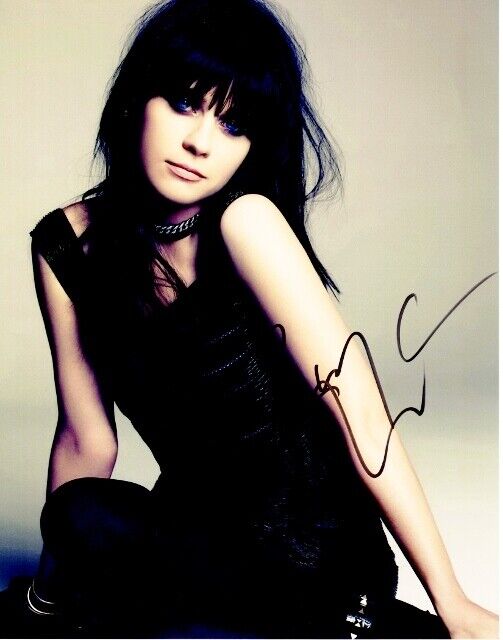 Zooey Deschanel Signed Autographed New Girl Actress 11x14 inch Photo Poster painting