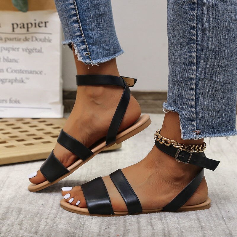  2022 Women Sandals Shoe Designer Gladiator Soft Jelly Casual Flat Platform Luxury Beach Slides Chaussure