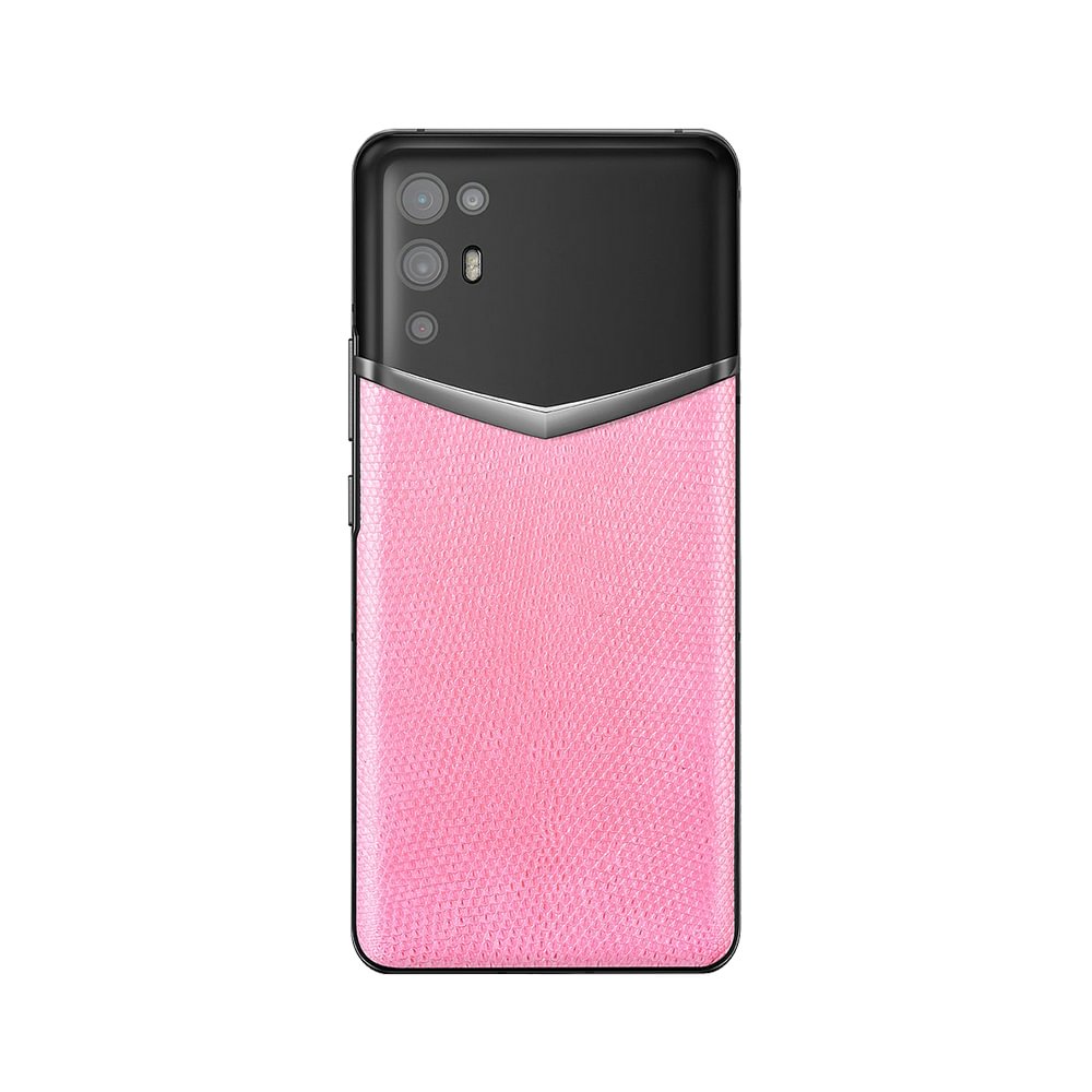 VERTU IVERTU LIZARD LEATHER PEACH PINK