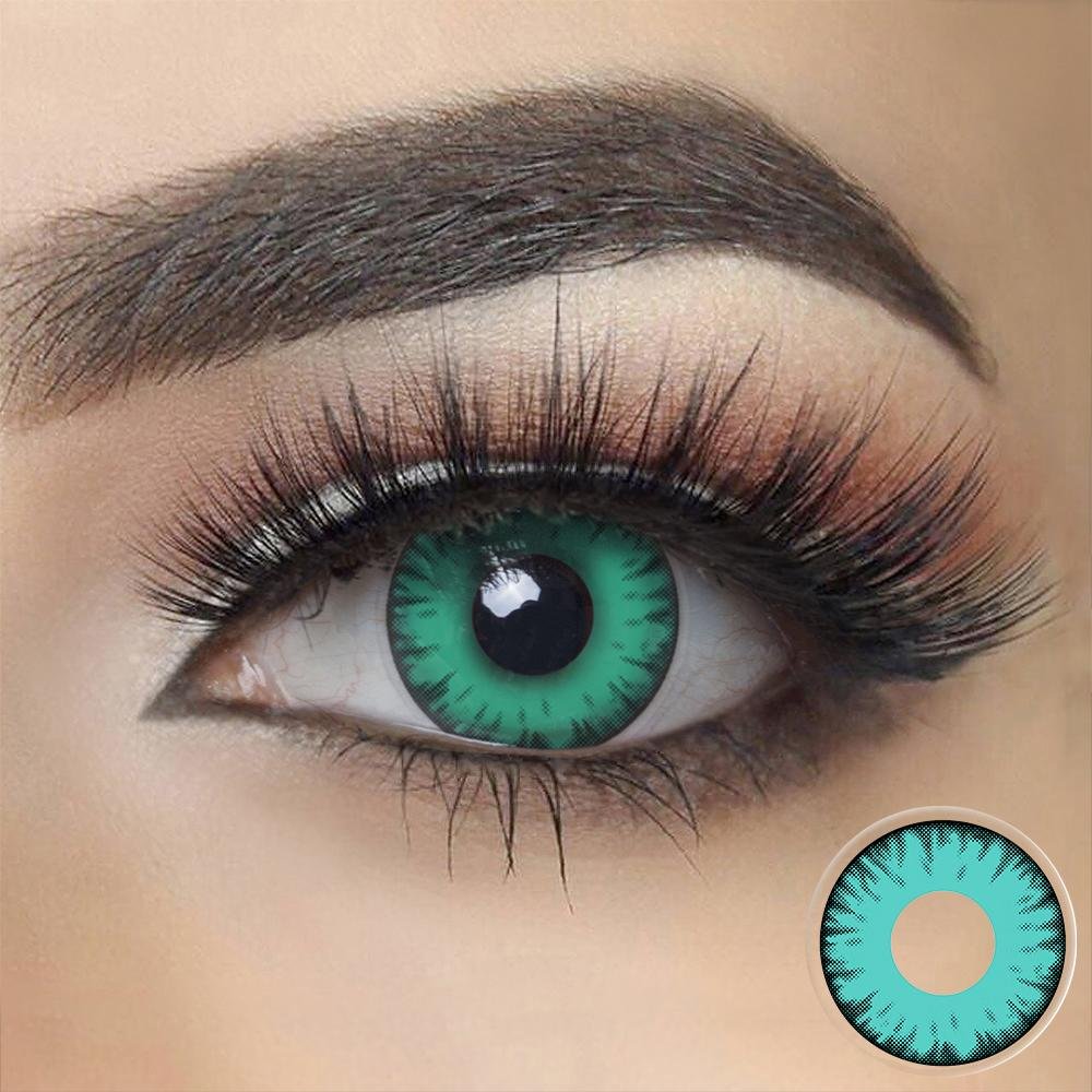 Twilight Green Vampire Halloween Contacts