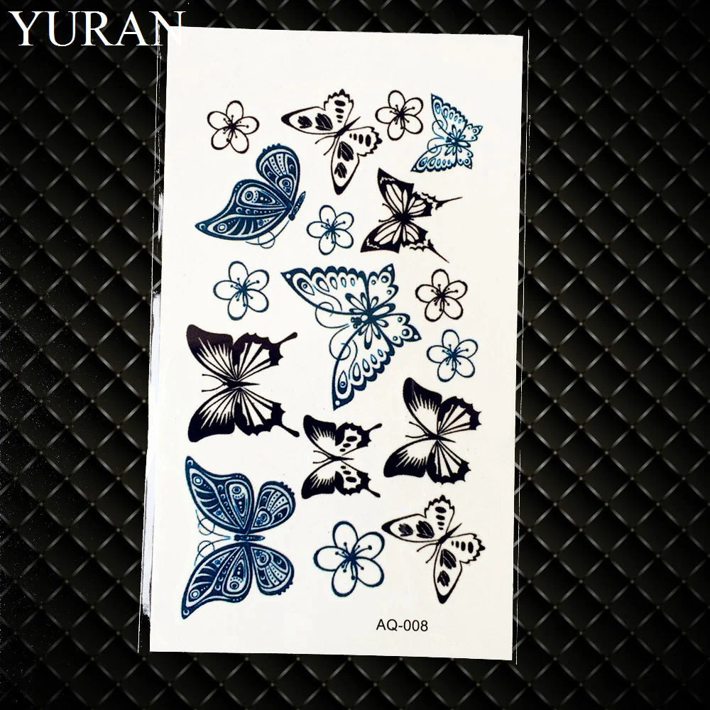 Watercolor Dream Catcher Temporary Tattoo Women Tribal Tattoo Sticker Black Dreamcatcher Fake Flash Tatoo Girl Body Arm Shoulder