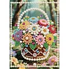 Diamond Painting-DIY Special Shaped Drill Pearl Painting Flower Basket(30x40cm)