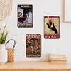 3PCS Wine Lover I Wonder If Bourbon Thinks - Vintage Metal Signs Set - 20*30cm/30*40cm