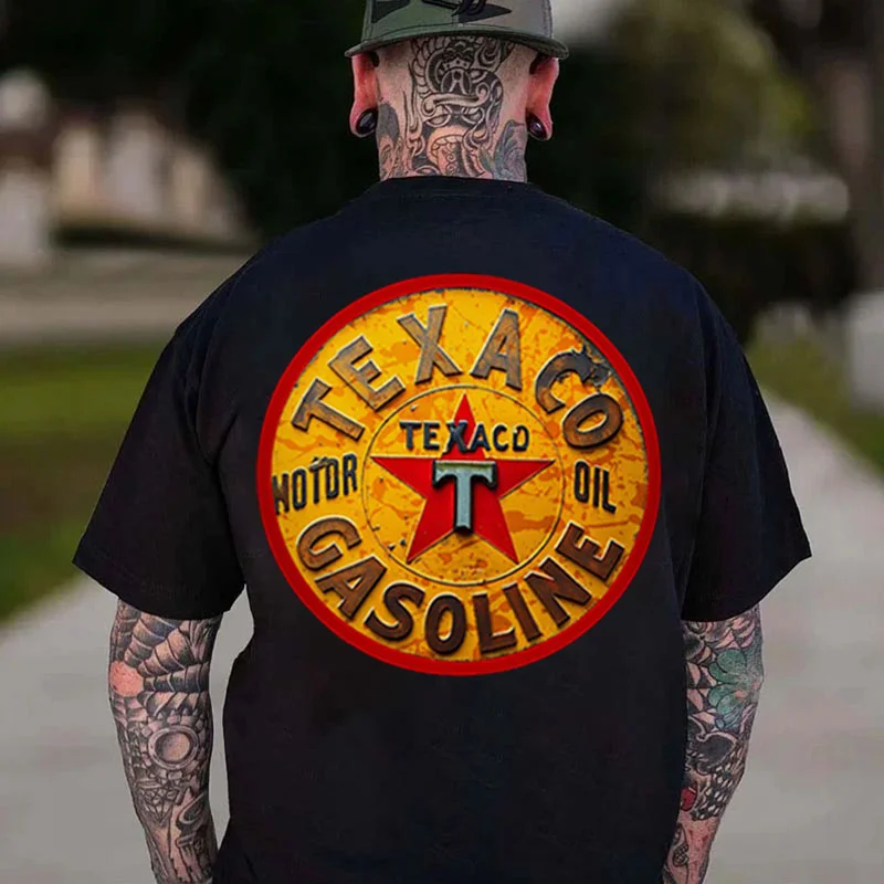 TEXACO GASOLINE Print Men's T-shirt