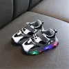 Boy Girl Sports Shoes Colorful Luminous Lighting  Running Shoes