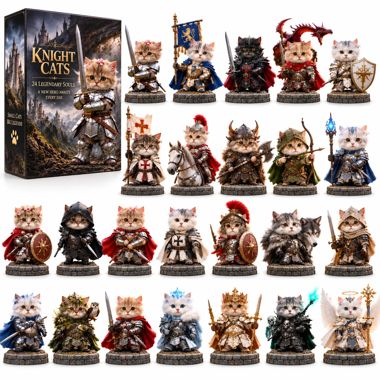 24 Days of Knight Cats Advent Calendar