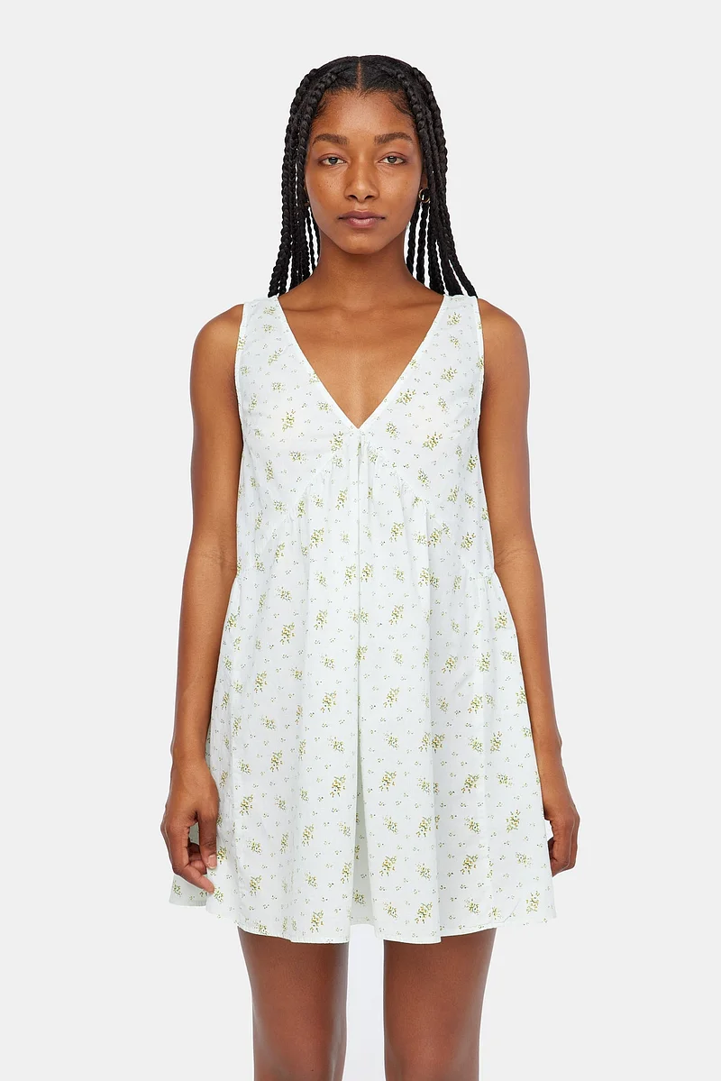reina mini dress Tanya Taylor | Reina Dress | Rose Quartz Denim Mini Dress