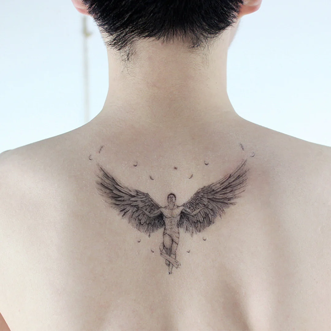 flying angel tattoo by Mirek vel Stotker | stotker | Flickr