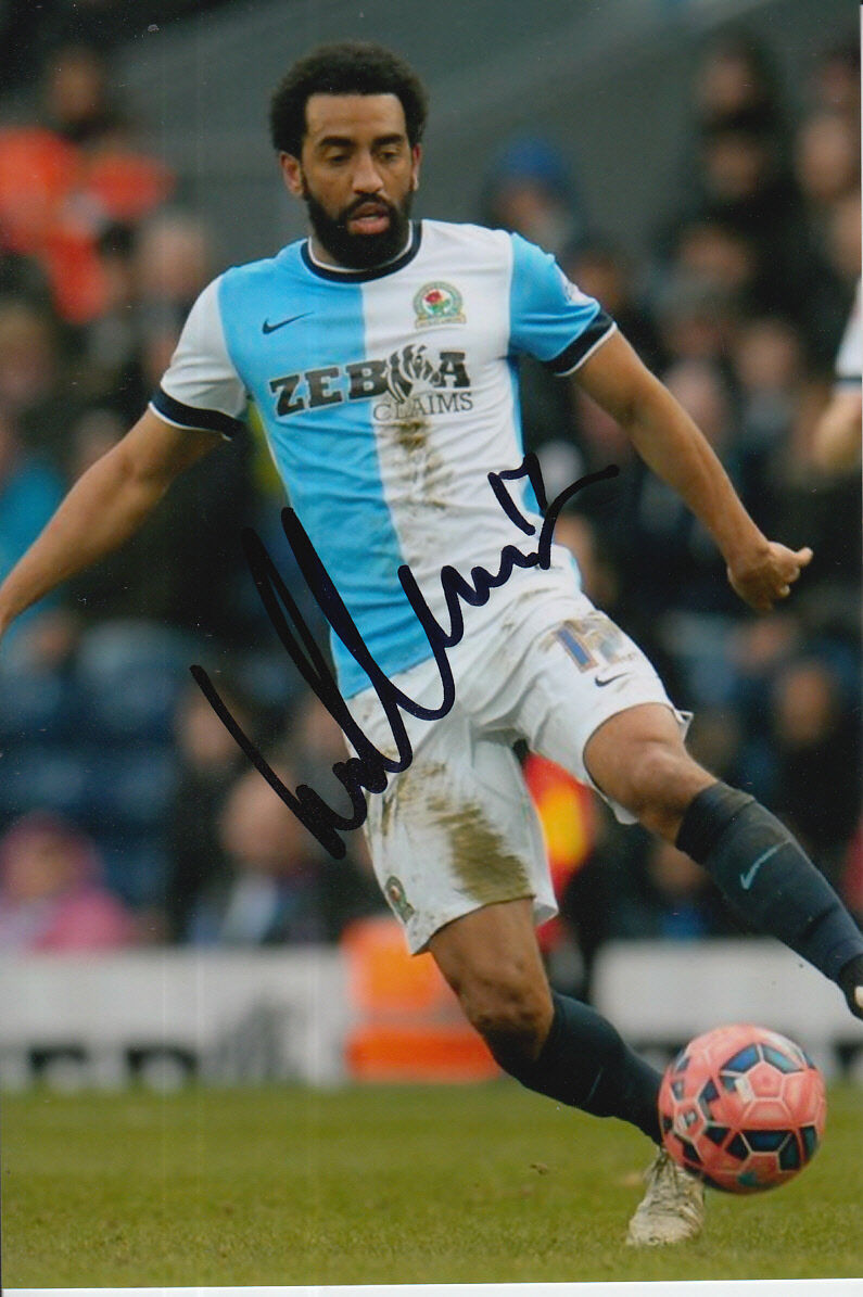 BLACKBURN ROVERS HAND SIGNED LEE WILLIAMSON 6X4 Photo Poster painting.