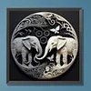 Diamond Painting-DIY Full Round Drill Elephant Relief