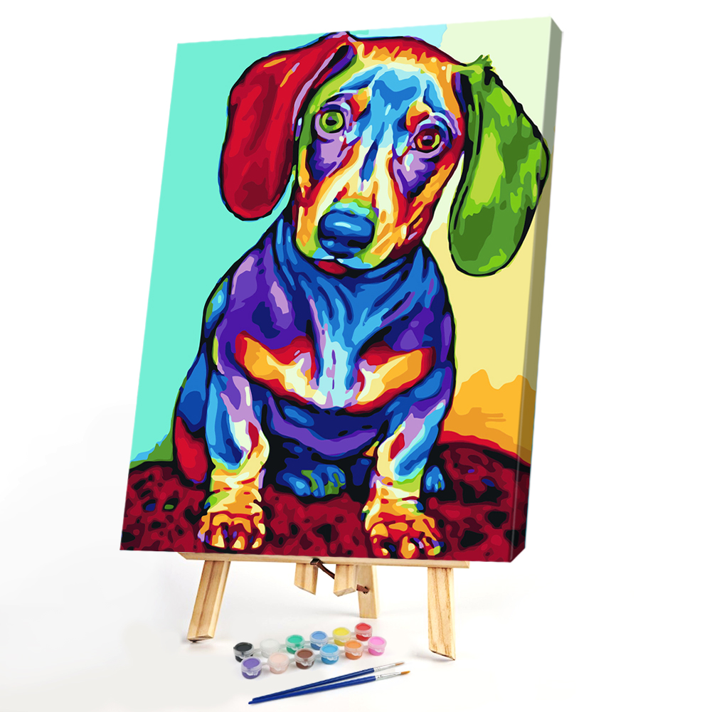 

30*40cm - Paint By Numbers - Dog, 501 Original