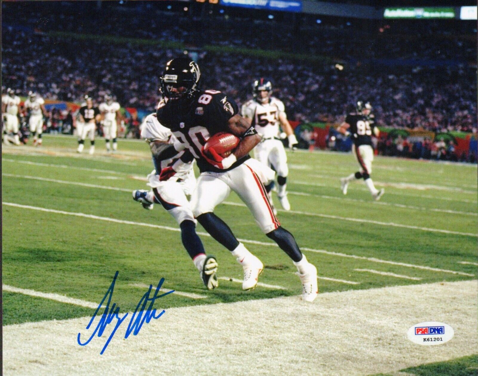 Tony Martin Signed 8x10 Photo Poster painting PSA/DNA COA ATL Falcons Football Picture Autograph