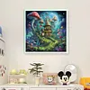 Mushroom House-16CT Stamped Cross Stitch 40*40cm/15.75*15.75in tapestrymarket