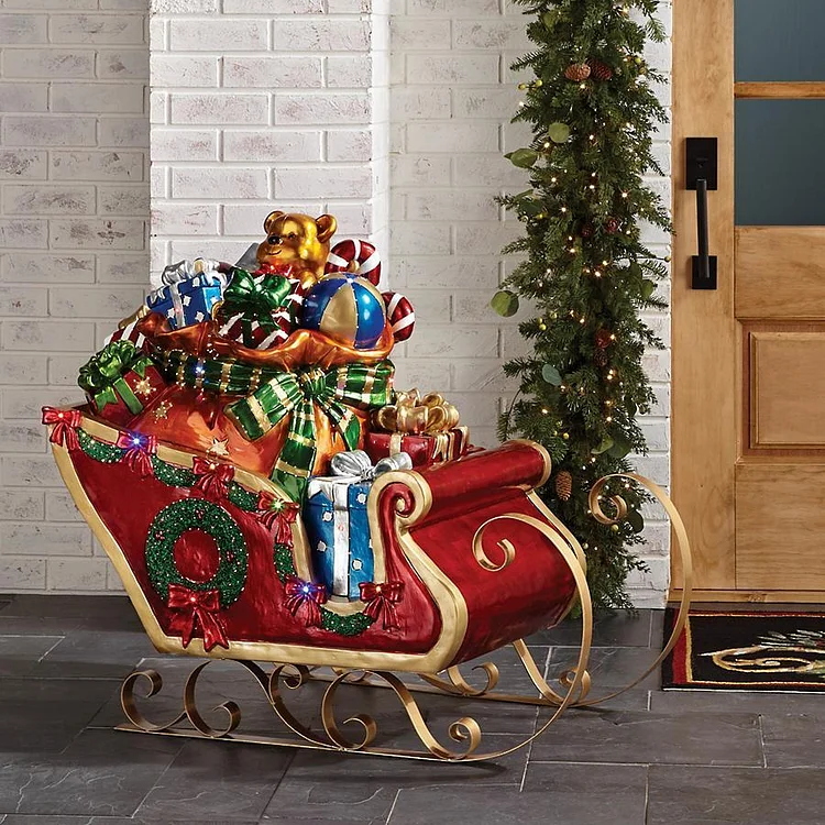 🔥kukelife🔥LED Sleigh with Toys