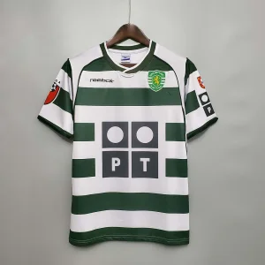 2002/2003 Retro Sporting Lisbon Home Football Shirt 1:1 Thai Quality