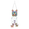 (US Local)DIY Diamond Painting Double Sided 3D Wind Chime Pendant Hanging Kit